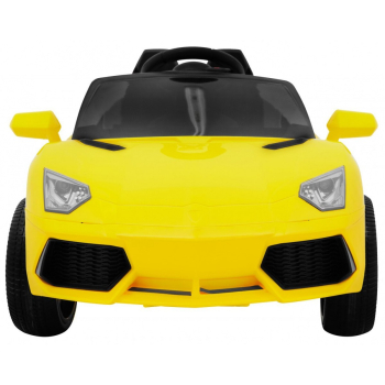 Autko Future na akumulator dla dzieci Żółty + Pilot + Wolny Start + MP3 USB + LED